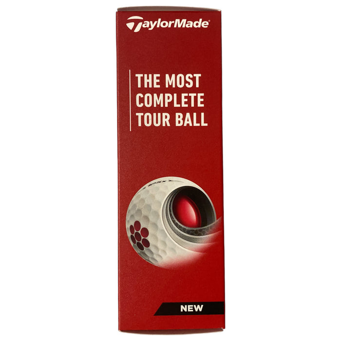 TaylorMade TP5x Tour Flight Dimple Pattern Golf Balls, White, 3pk