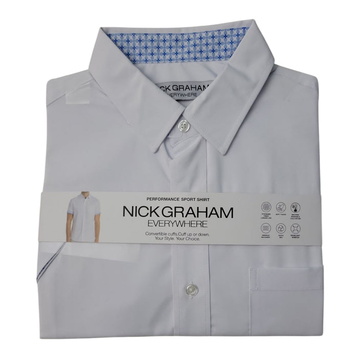 Nick Graham Men's Performance Short Sleeve Sport Shirt