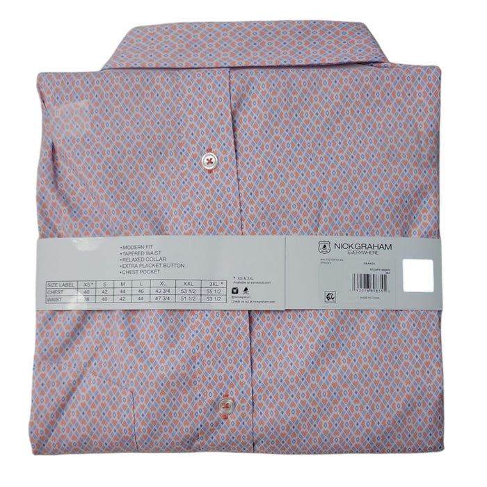 Nick Graham Men's Performance Short Sleeve Sport Shirt