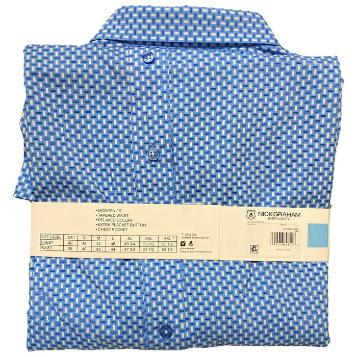 Nick Graham Men's Performance Short Sleeve Sport Shirt