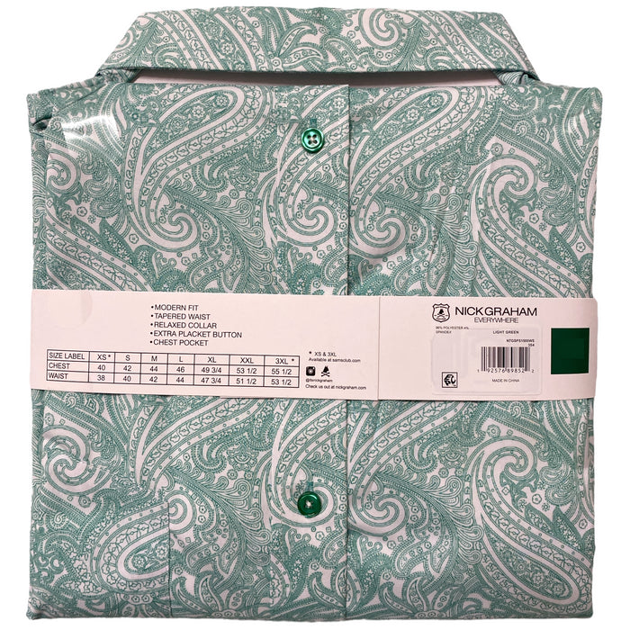 Nick Graham Men's Performance Short Sleeve Sport Shirt