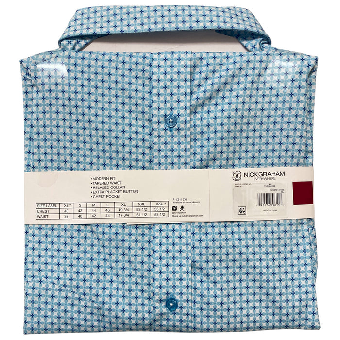 Nick Graham Men's Performance Short Sleeve Sport Shirt