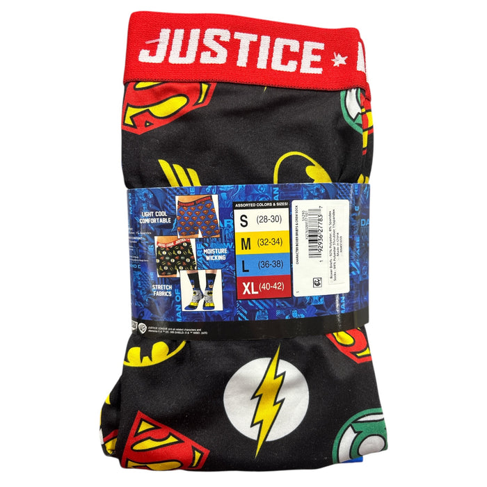 Licensed Character Men's 2 Pack Boxer Brief with Athletic Crew Socks Set