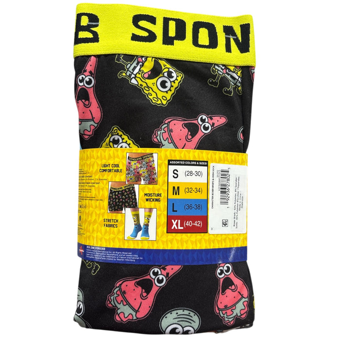 Licensed Character Men's 2 Pack Boxer Brief with Athletic Crew Socks Set