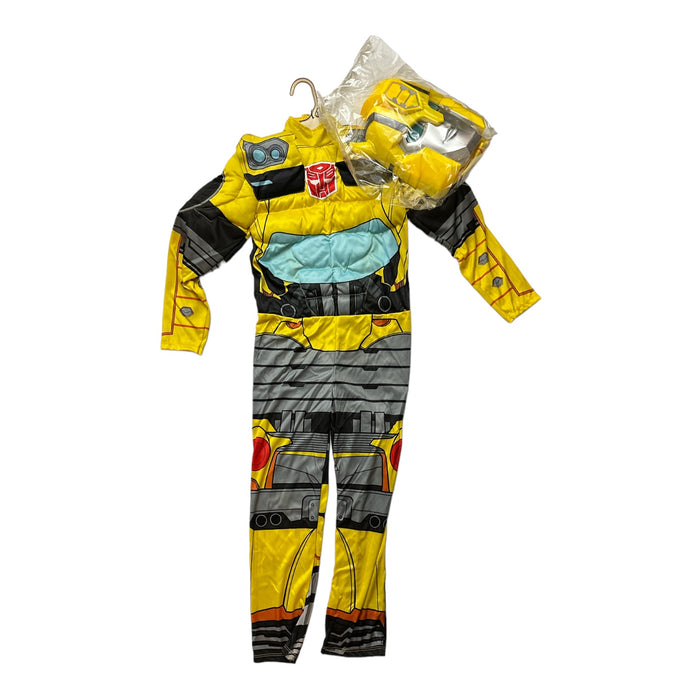 Disguise Boy's Transformers Bumblebee Dress Up Halloween Jumpsuit & Mask Costume