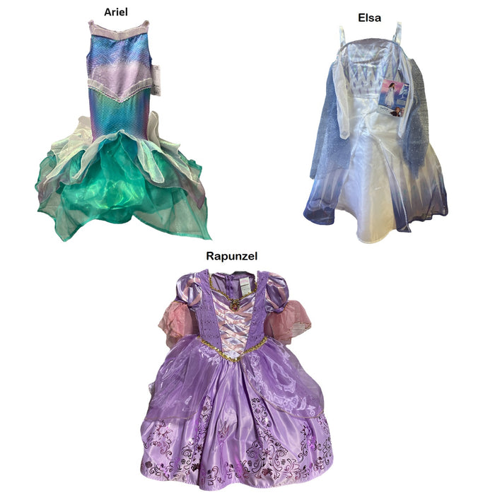 Disguise Girl's Prestige Stylish Disney Princess Dress Pretend Play Costume Dress-Up, 3301MS01