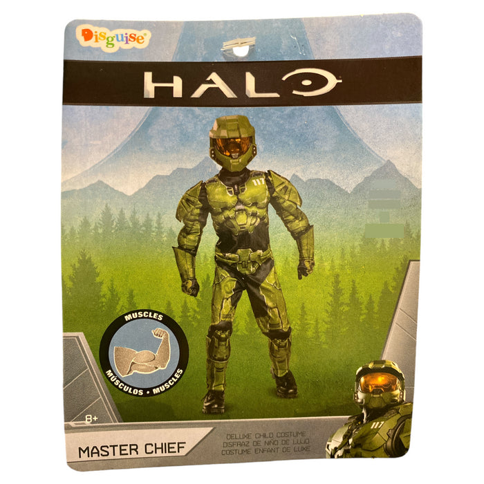 Disguise Kid's Licensed Halo Master Chief Deluxe Costume with Helmet