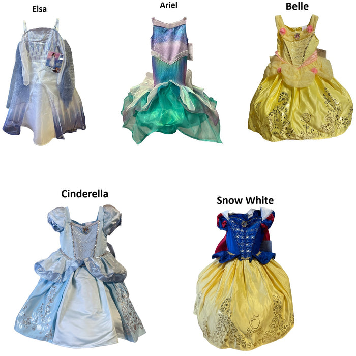Disguise Girl's Disney Princess Pretend Play Dress-Up Costume, 160539-SAM