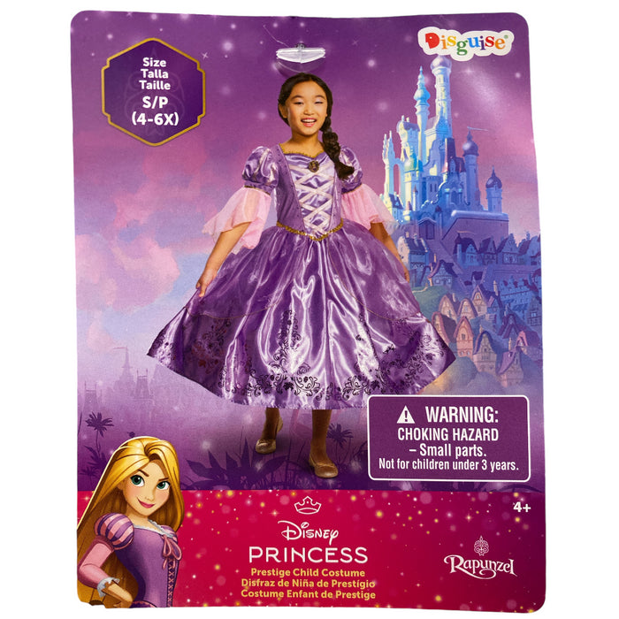 Disguise Girl's Disney Premium Princess Costume Gown, Rapunzel