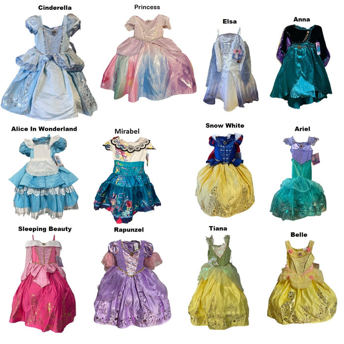 Disguise Girl's Prestige Disney Princess Dress Pretend Play Costume Dress-Up