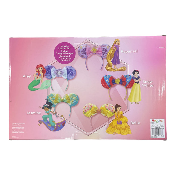 Disguise Disney 100 Princess Ear Headband Set, 5 Piece