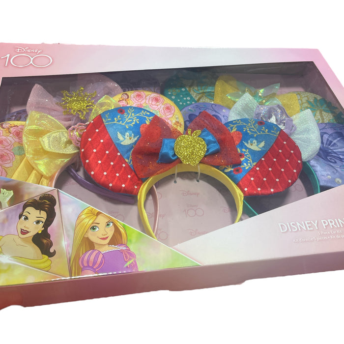 Disguise Disney 100 Princess Ear Headband Set, 5 Piece