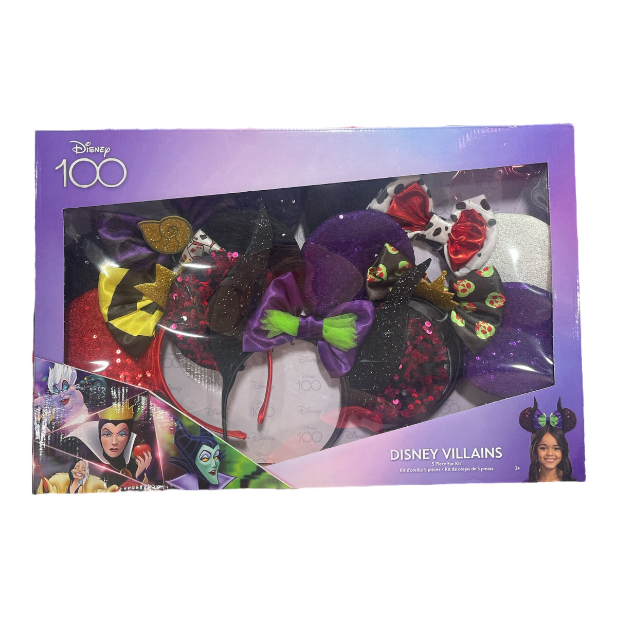 disney villains 5 piece ear set