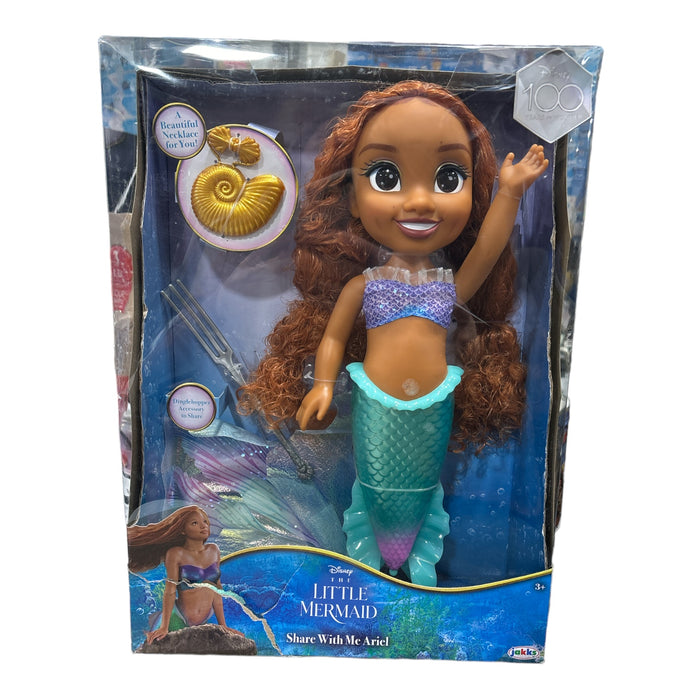 Disney Princess Share With Me Ariel Doll with Dinglehopper & Necklace For Kids