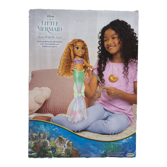 Disney Princess Share With Me Ariel Doll with Dinglehopper & Necklace For Kids