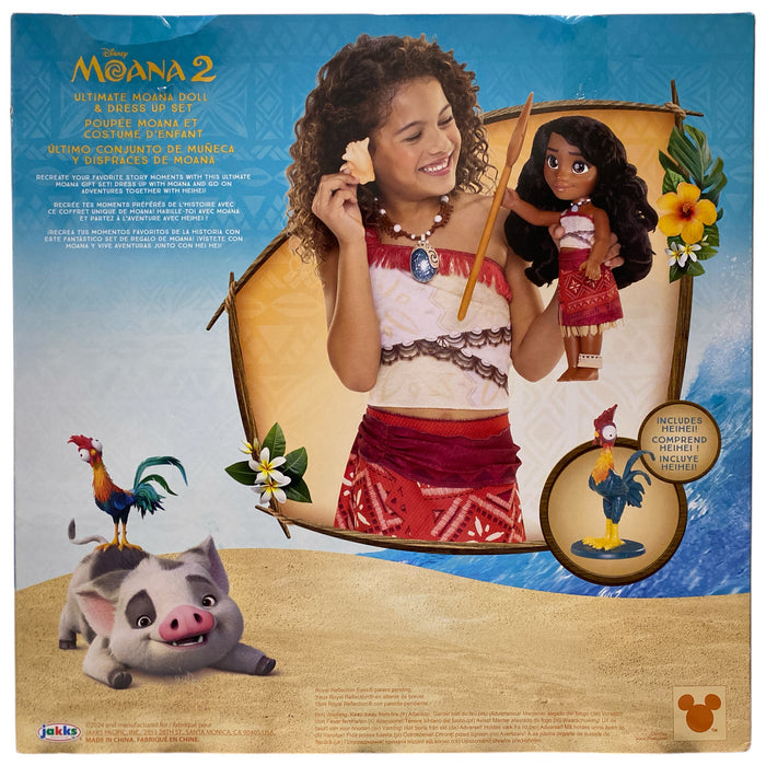 Disney Moana 2 Ultimate Moana Doll & Dress Up Set
