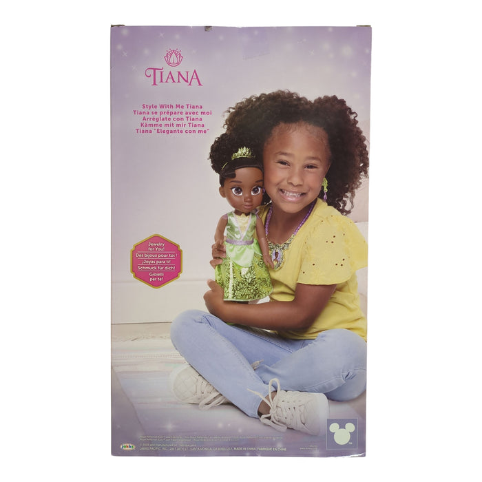 Disney Style with Me Toddler Doll with Child Sized Jewelry, 14"