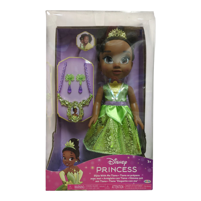 Disney Style with Me Toddler Doll with Child Sized Jewelry, 14"