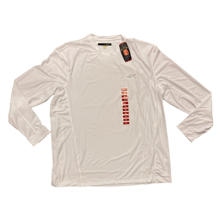 Greg Norman Play Dry Solar XP Long Sleeve Mesh Stretch Performance T-Shirt