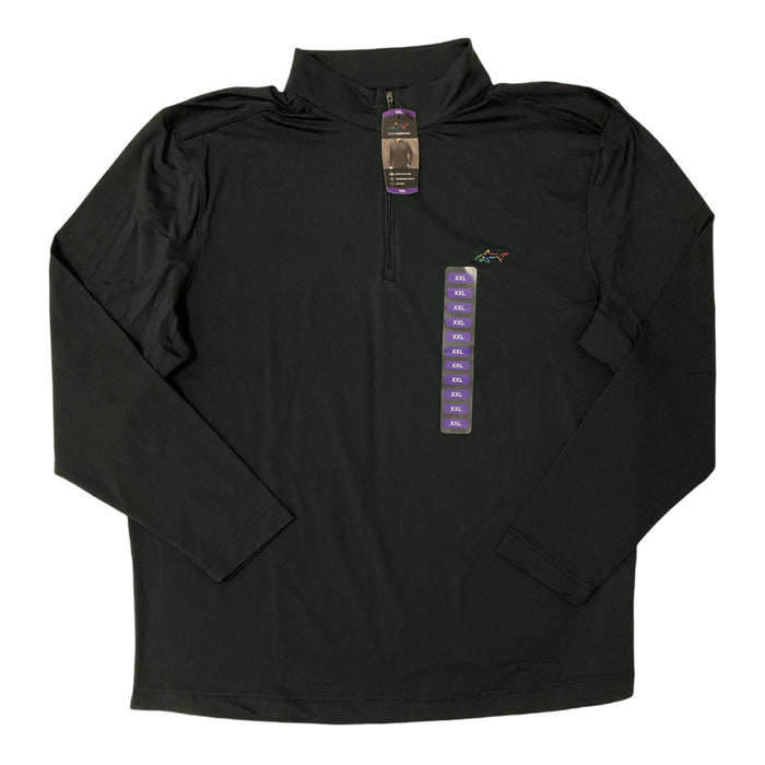 Greg Norman Men's Microfleece Lined Performance Quarter Zip Pull Over