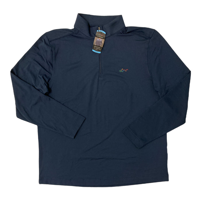 Greg Norman Men's Microfleece Lined Performance Quarter Zip Pull Over