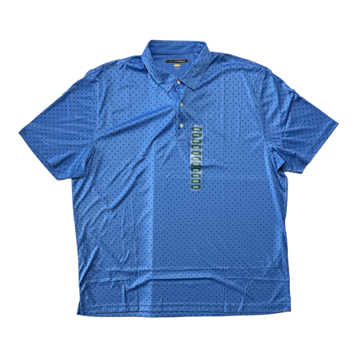 Greg Norman Men's Play Dry Moisture Wicking UPF 30+ Short Sleeve Polo Shirt