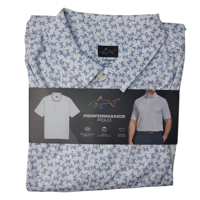 Greg Norman Men's Moisture Wicking Performance Golf Polo