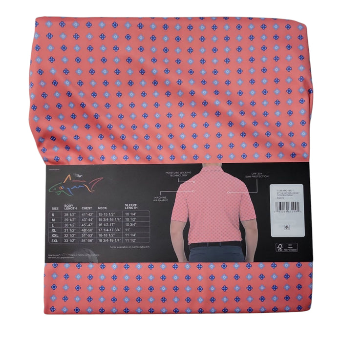 Greg Norman Men's Moisture Wicking Performance Golf Polo