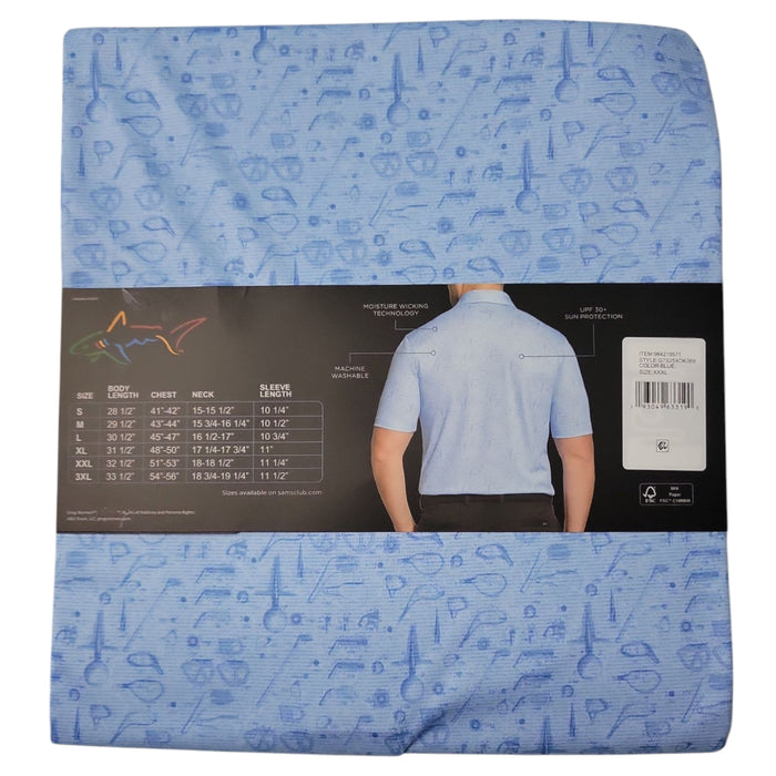 Greg Norman Men's Moisture Wicking Performance Luxe Golf Polo