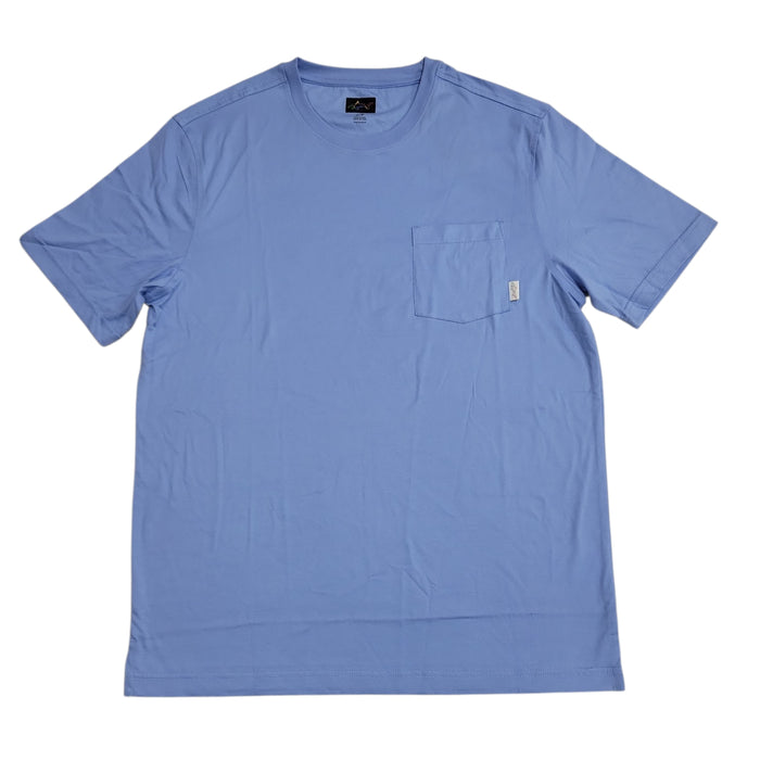 Greg Norman Relaxed Fit 100% Cotton Soft Pocket Short Sleeve Tee