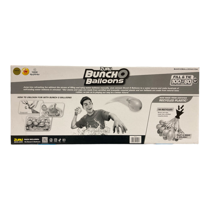 BunchOBalloons 465 Rapid-Fill Self-Tying Recyclable Water Balloon, Crazy