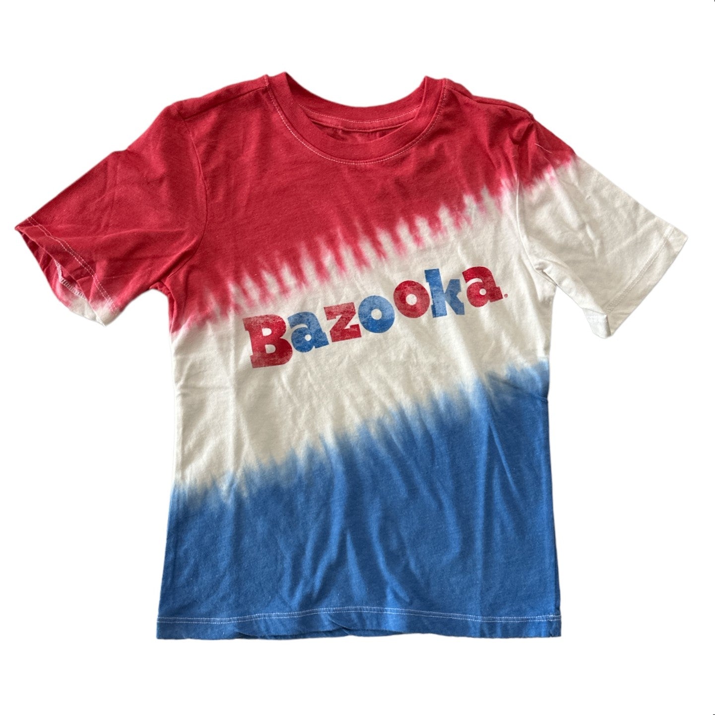 Bazooka Licensed Boy's Tie Dyed Graphic Brand Short Sleeve T-Shirt