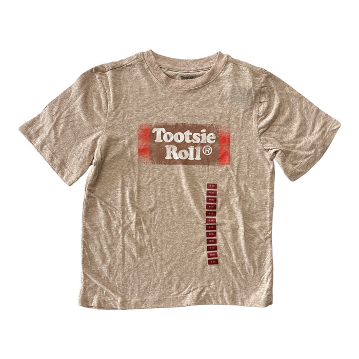 Tootsie Roll Unisex Kid's Vintage Graphic Screen Print Short Sleeve T-Shirt