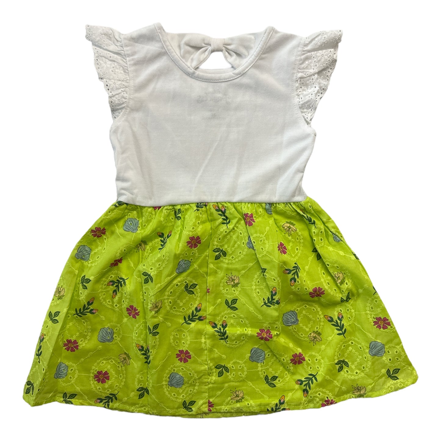 Disney Princess Toddler & Girl's Jersey Top & Eyelet Skirt Graphic Print Dress