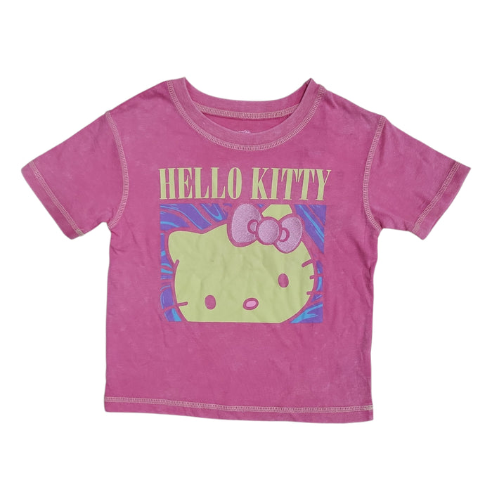 Character Kids Girls Crewneck Vintage Short Sleeve Graphic Tee
