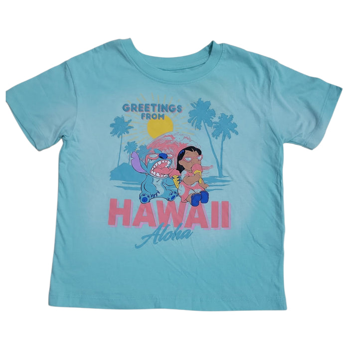 Character Kids Girls Crewneck Vintage Short Sleeve Graphic Tee