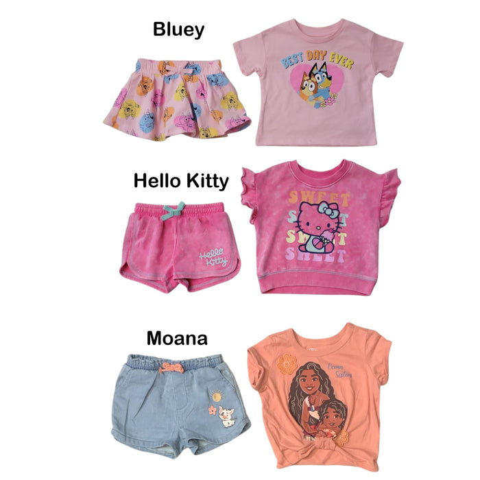Character Toddler Girl's 2-Piece Bottom & T-Shirt Set