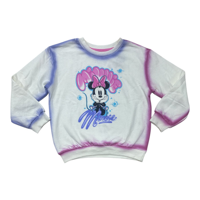 Character Girl's Long Sleeve Crewneck Soft Fleece Pullover Sweatshirt