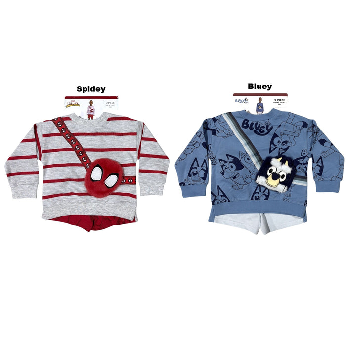 HIS International Toddler Boys Character Sweatshirt & Sweat Short Set