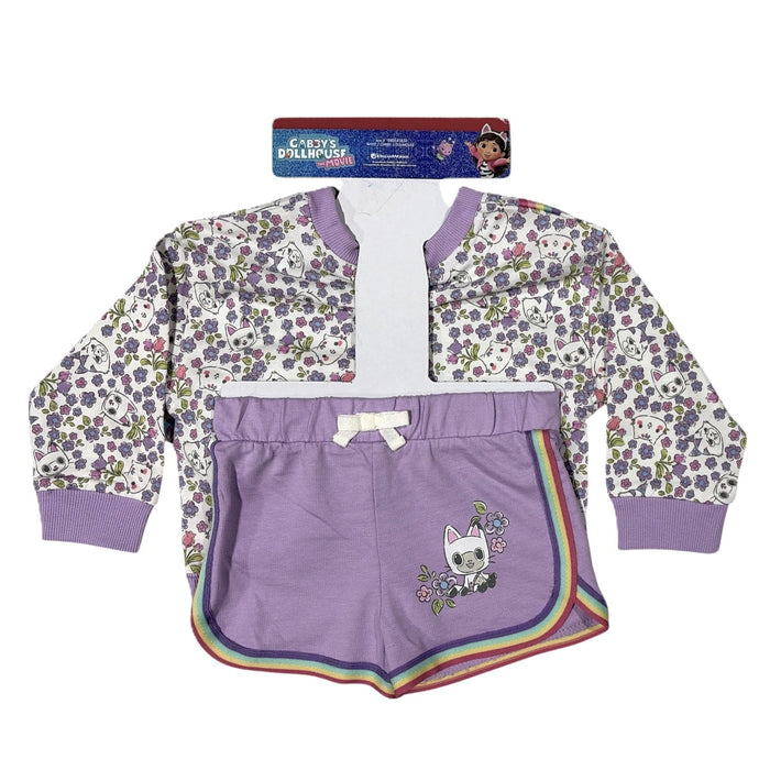 HIS International Toddler Girls Character Sweatshirt & Sweat Short Set