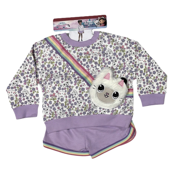 HIS International Toddler Girls Character Sweatshirt & Sweat Short Set