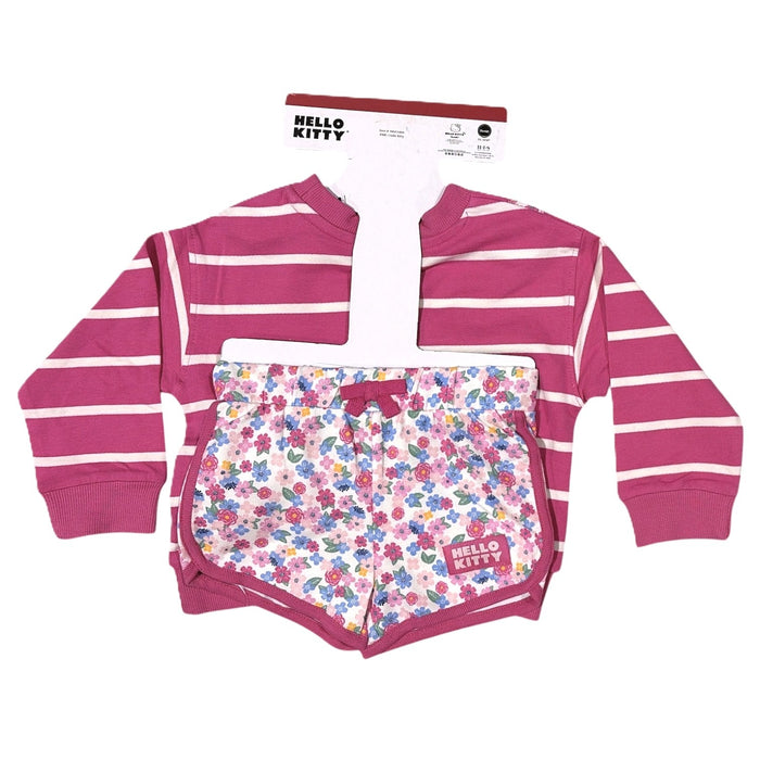 HIS International Toddler Girls Character Sweatshirt & Sweat Short Set