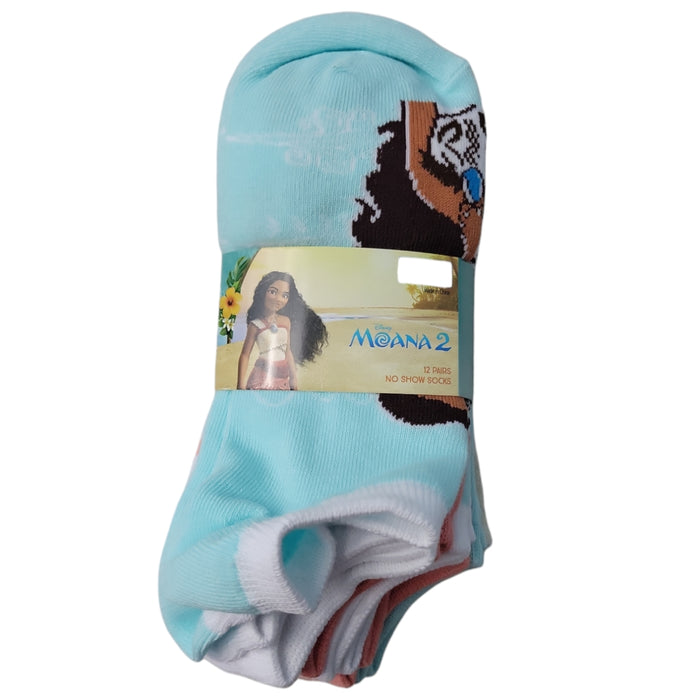 Character Girls 12-Pack Soft & Breathable No-Show Sock