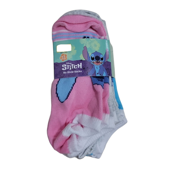 Character Girls 12-Pack Soft & Breathable No-Show Sock