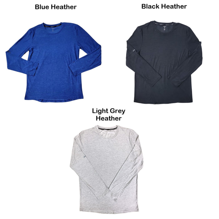 Layer 8 Men's Quick Dry Moisture Wicking Long Sleeve Shirt