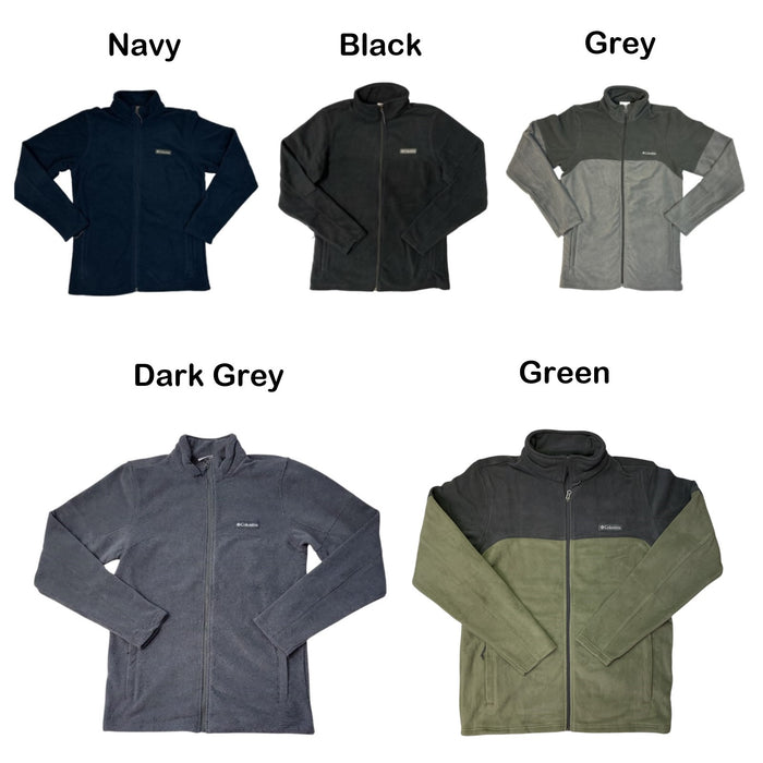Columbia Men's Versatile Fit Basin Trail Full Zip Lightweight Microfleece Jacket