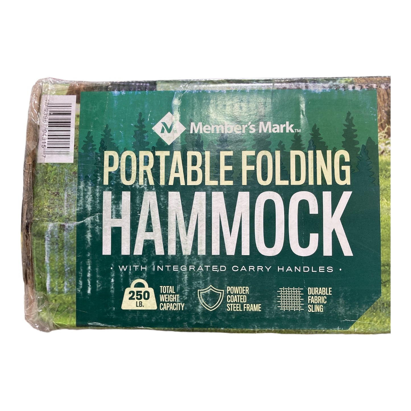 Member's Mark 92" Oversized Portable Hammock with Pillow, 250lb limit