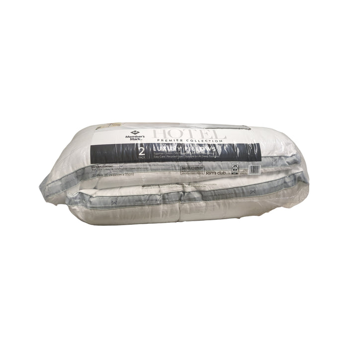 Member's Mark Hotel Premier Collection Down Alternative Bed Pillows, 2pk
