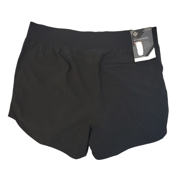 Member's Mark Women's 4-Way Stretch Ribbed Side Woven Shorts w/ Pockets