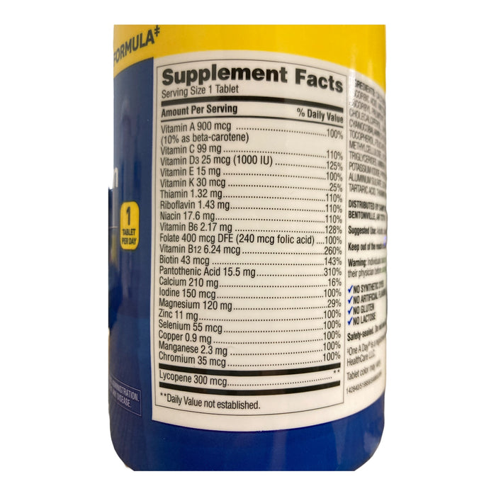 Member's Mark Men's Daily Multivitamin Dietary Supplement Tablets, 275 ct.